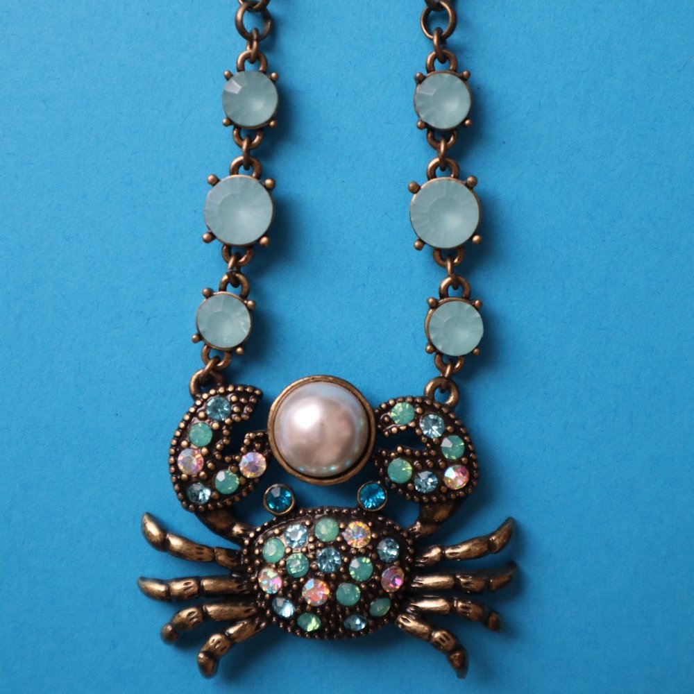 Betsey Johnson Crab Necklace